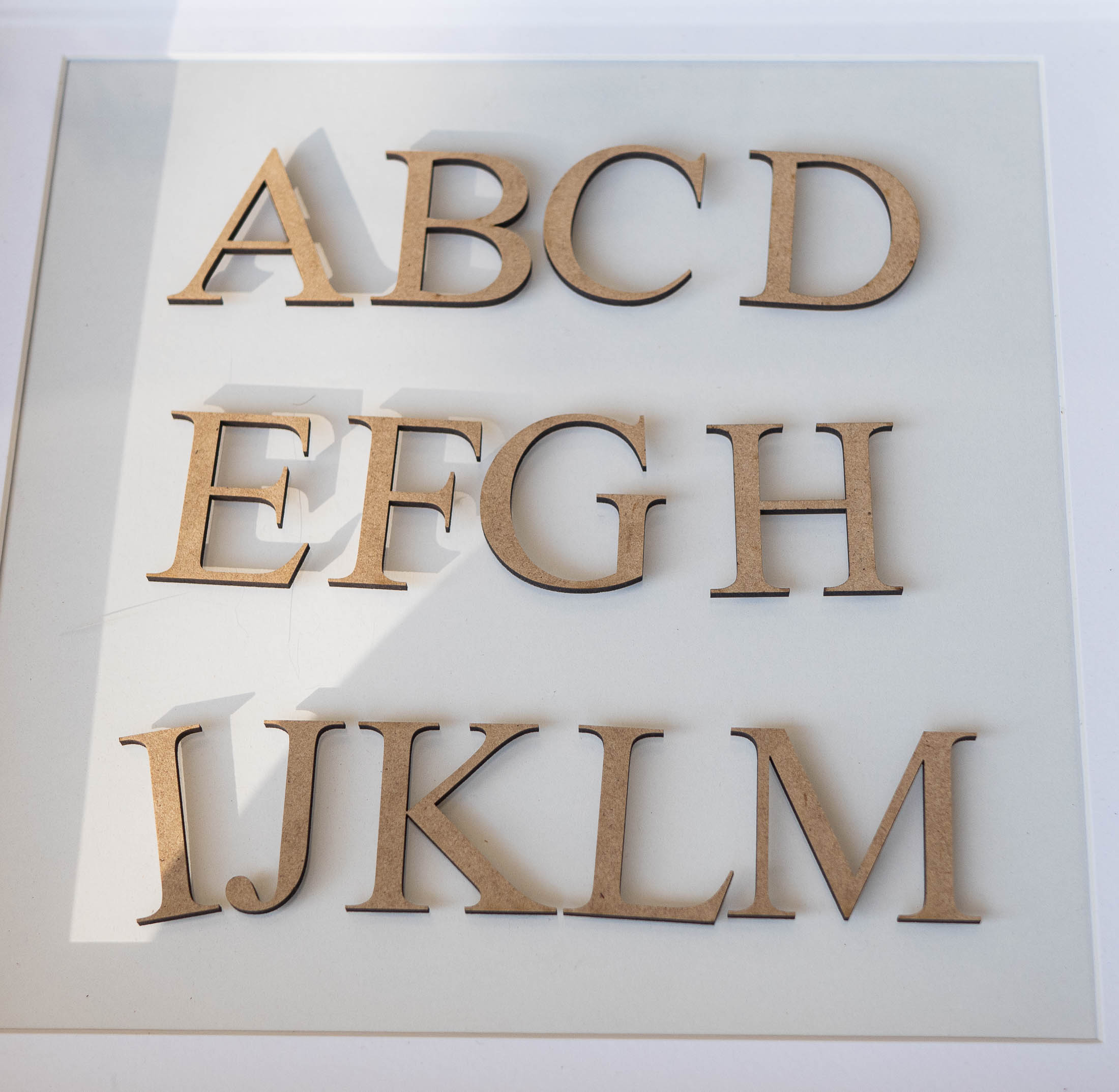 Thick Wood Letters - Any Font. Large Sizes.